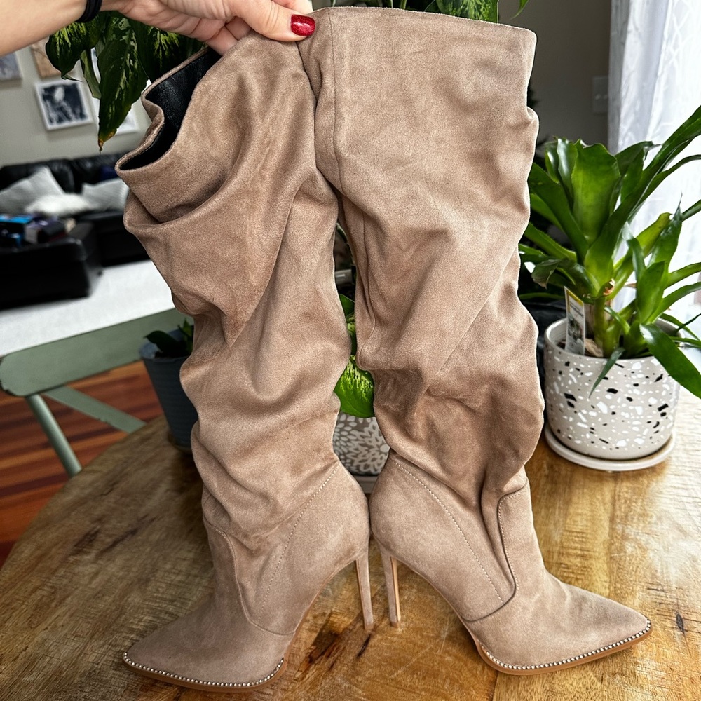 Slouchy boots